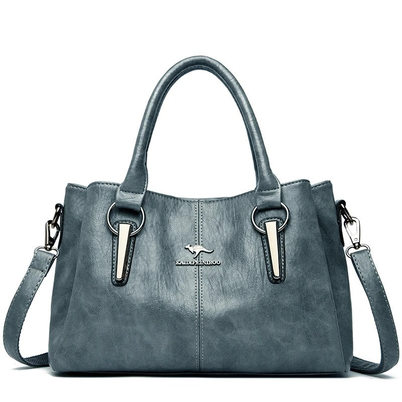 CarryCraft High Quality Cow Leather Ladies Handbags Fashion Luxury