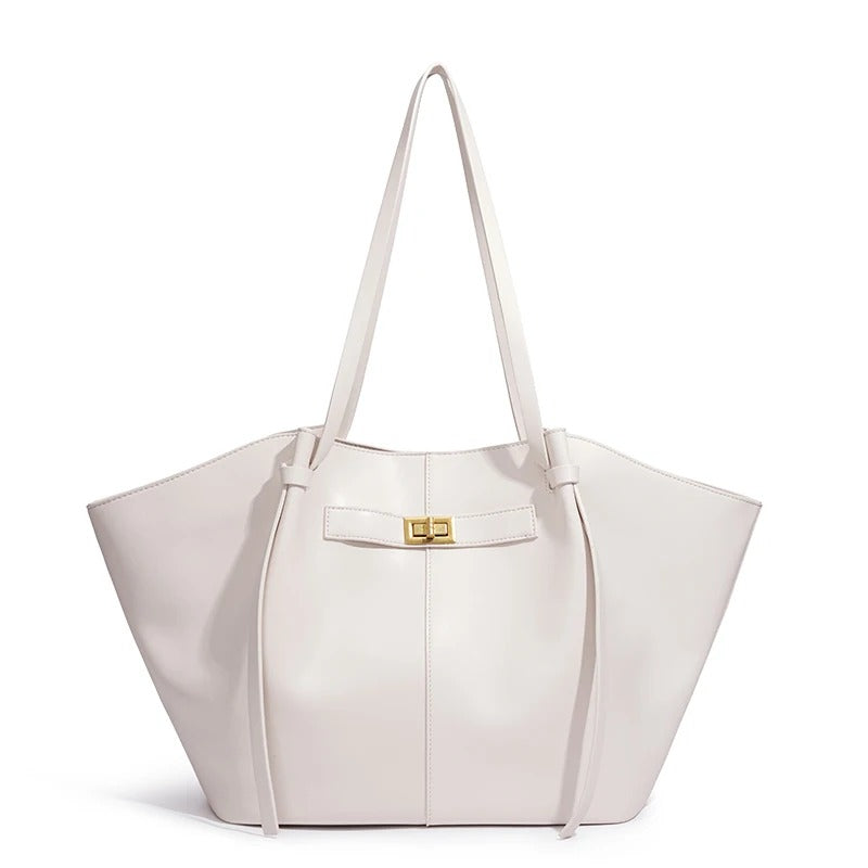CarryCraft Lightweight Large Capacity 2025 New Bat-Shaped High Street Handbag European and American Style Trendy Single Shoulder Crossbody