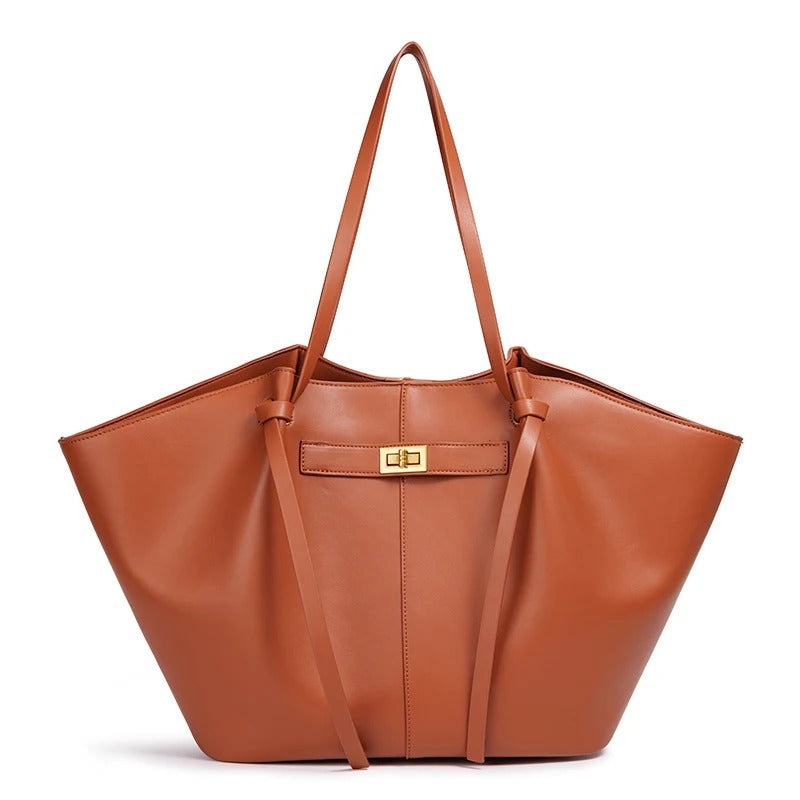 CarryCraft Lightweight Large Capacity 2025 New Bat-Shaped High Street Handbag European and American Style Trendy Single Shoulder Crossbody