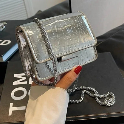 CarryCraft  Popular Versatile Chain Messenger Bag Fashion Mini Square Sling Bag