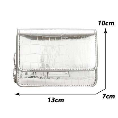 CarryCraft  Popular Versatile Chain Messenger Bag Fashion Mini Square Sling Bag